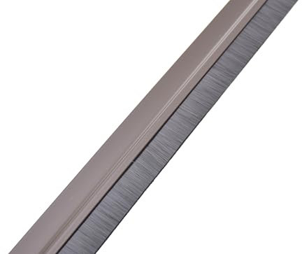 | Boudin Isolant Froid Bas Porte - Joint Anti Froid Balai - protection poussières et Les Insectes - Joint d'Isolation Thermique et Acoustique (brun foncé)