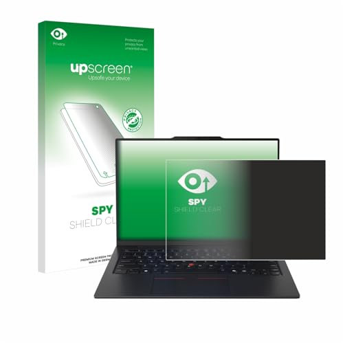 upscreen Anti-Spy Blickschutzfolie für Lenovo ThinkPad X1 Carbon Gen 13 14 Aura Edition Made in Germany, Privacy Folie [Blaulichtfilter]