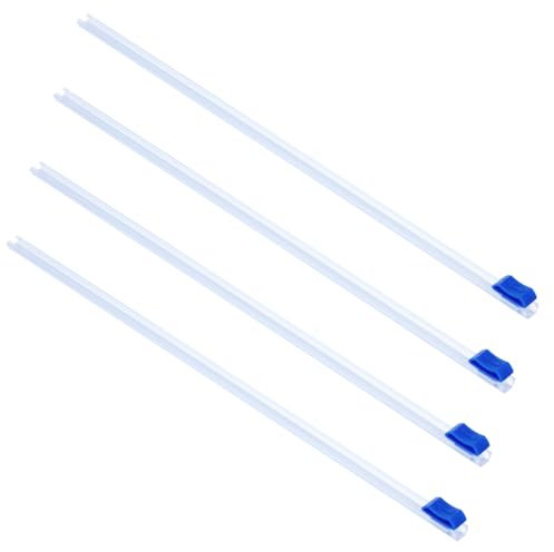 Qianyu 4Pcs Catering Cling Film Dispenser Plastic Film Cutter Reusable Foil Slide Cutters Kitchen Plastic Food Seal Wrap Foodservice Cook’s Tools for Kitchen Plastic Wrap Aluminum Foil Paper