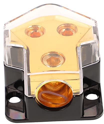 MOLUCKFU Car Audio Amplifier Splitter Cigarette Lighter Splitter Distribution Block Power Distributor Automotive Power Distribution Box