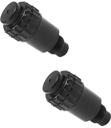 2Pcs Black Oil Plug Connectors, Male Thread Oil Cap Replacement Plugs for Air Compressors, Compressed Air Tools, Pneumatic Devices