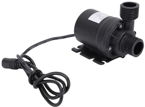 Sorandy DC 12V Taucher Kleiner Zentrifugal -Stille -Wasserpumpen, Solarbrunnenpool Aquarium 800 L 5 M Lift, ABS Keramikmaterial, Ideal für die Sonnenzirkulation, Hydroponik