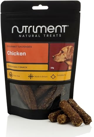 Natural Treats Gourmet Sausages Chicken (150g) Grain Free Dog Chew Treats