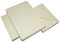 Crafts UK Gewellte Karten mit Umschlägen C6, 121 x 182 x 0,64 cm, elfenbeinfarben, 50 Stück