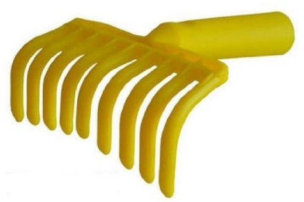 1 RASTRELLO RACCOLTA OLIVE 9 DENTI IN PVC COLORI ASSORTITI