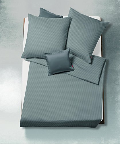 fleuresse Bettwäsche-Set, Baumwolle, steingrau, 200 x 135 x 0,5 cm, 2-Einheiten