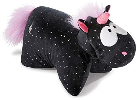 NICI 41426 Theodor and Friends Kuscheltier-Kissen Einhorn Carbon Flash, 40 x 30 cm, 1 Stück (1er Pack)