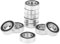 Kugellager 8mm innen,10 Stück 688-2RS Kugellager 8 * 16 * 5mm Miniatur Rillenkugellager Gummi Doppeltes Versiegeltes