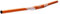 Funn Full On Mountainbike Lenker mit Lenkerklemme 31,8 mm und Breite 810 mm, robuster und leichter Legierungs-Riser-Lenker für MTB, BMX und Rennrad, Anstieg 7 mm (Orange)