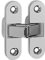 Cerniera da incasso ovale nylon per porte Ceam Art.2015 foro 89x25 mm - Nichel, Sfusa