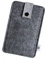 Davii Handy Filztasche für Apple iPhone 11 Pro/X/XS mit Hülle, Schutztasche Robust, Handytasche mit Band Knopf, Rundumschutz, Etui weich Dealbude24 - L Grau
