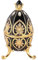 Sheens Königlichen Stil emailliertes Ei Metall Handwerk Halskette Ring Schmuckschatulle mit glänzenden Diamanten für Home Desktop Decor GeschenkBoxen & Kästen