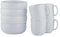 BUTLERS Geschirrset 4 Personen CASA NOVA Steinzeug Geschirr Set 8-tlg. Tassen 400ml Schalen 600ml | Skandi-Design reaktive Glasur | Mikrowellen- & spülmaschinenfest