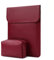 MOSISO 13 Pollici Custodia Laptop, 13 Pollici Borsa PC Compatibile con Air M4 M3 M2 M1 2025-2018 / Pro M2 M1 2025-2016, Custodia Finta Pelle Scamosciata con Borsa Piccola, Vino Rosso