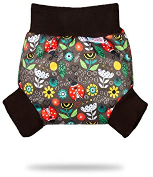 Petit Lulu Pull Up PUL Überhose Größe XXL/wasserdicht Schlupfüberhose für Höschenwindeln/Stoffwindeln/Hergestellt in der EU (Ladybugs Fair)
