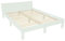 RAGABA DABI Bett B 140cm x L 200 cm | Buchenholzbeine + laminierter MDF-Plattenrahmen, Lattenrost enthalten| Helle Minze