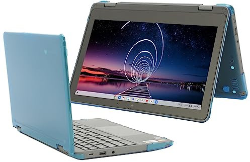 mCover Hard Shell Case ONLY Compatible for 2023~2024 11.6 Lenovo Chromebook 300E Yoga Gen4 / 100E Gen 4 Laptop (NOT Fitting Any Other Lenovo Models) - Aqua