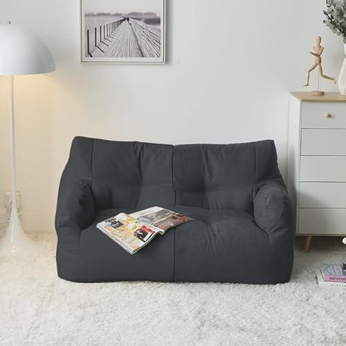 QIUMING Kreatives kleines Sofa, faules Sitzsack-Sofa, Doppelbalkon, Schlafzimmer, Wohnzimmer, Dekoration, Vermietung, Tatami, Zwei Sitze (ohne Füllung)