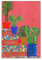 HJOSWVNS Wandbild Roter Kaktus Grün Aesthetic Decor Bild Auf Leinwand 40x60cm Wohnzimmer Schlafzimmer Badezimmer Room Decor Kein Rahmen