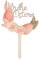 Logbuch-Verlag Frohe Ostern Tortendeko Cake Topper Tortenstecker Ostereier Kuchendeko aus Holz 24 x 15 cm