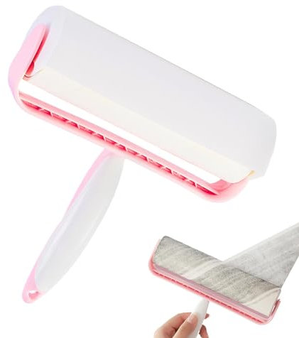Salyeeluly Klebrige Fusselrolle - Hundehaare Fusselrolle Stark Klebende - Tierhaarentferner Roller, Hund Katze Haarentferner Bürste für Betten, Kleidung, Sofas, Decken
