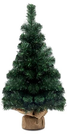 Mini Sapin Noel Artificiel, 50CM Sapin de Noel de Table Vert Mini Sapin de Noël Petit Artificiel Arbre de Noël de Table Mignon Sapin de Noel Miniature Decoration de Noël Table Intérieur