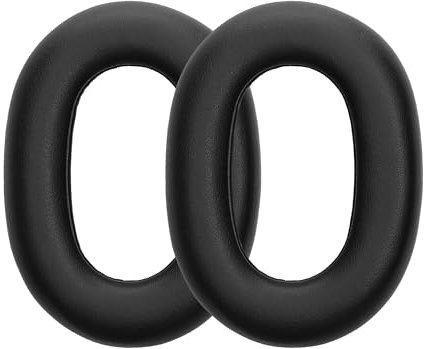 kwmobile Ear Pads Compatible with Jabra Evolve2 85 Earpads - 2x Replacement for Headphones - Black