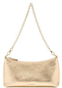 Coccinelle Aura Mini Bag Grained Leather Golden