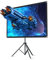 60 70 80 92 Projector Screen and Stand, 16:9 Foldable Portable Movies Screens, Wrinkle-Free for Camping Backyard Home Theater(70 Inch)