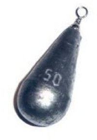 Jenzi Birnenblei- Laufblei mit Wirbel / 50g