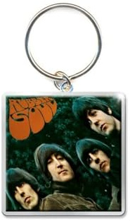 Porte-clés avec impression photo de l'album The Beatles Rubber Soul