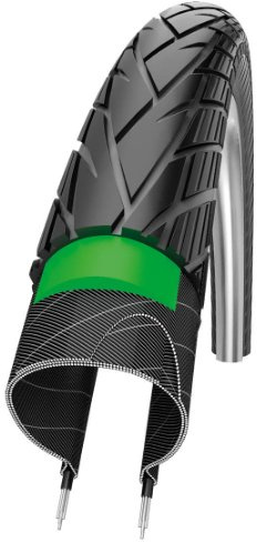 Schwalbe Fahrradreifen Energizer Plus Green Guard 47-584 B/B+RT HS427 ENC 67EPI 32B, Schwarz, 27.5 x 1 Zoll