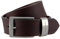 Pierre Cardin Leder-Gürtel Herren 40 mm breit, Gürtel Herren Vollrindleder mit Metallschlaufe dunkelbraun, Size:95