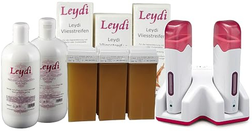 Leydi Duo - Doppel Wachspatronenset Honig - Profi Waxingset zur Haarentfernung