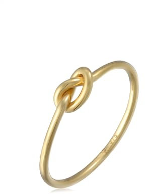 Elli Damen Knoten Geo Minimal in 375 Gelbgold