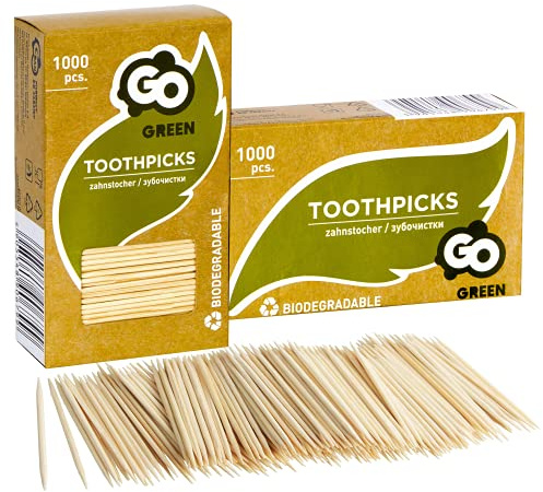 1.000 Zahnstocher aus Holz Cocktailspiesse Gastropack 1.000 Stück