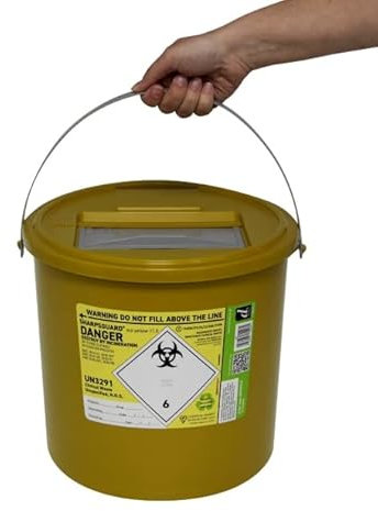 Sharpsguard Yellow 11.5 Litre Bin