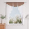 Yujiao Mao Kleinfenster Voile Fenstergardine Scheibengardine mit Falten 1 Stück Taupe BxH 140x145cm