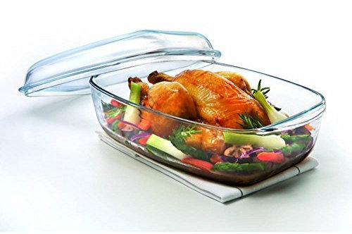 Glasdeckel für Hitzebeständiges Gefäß Pyrex 7 L