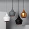 LEDKIA LIGHTING - Mercury Hängeleuchte | Vintage-Design | Verstellbare Höhe | E27 Fassung | Für Wohnzimmer, Küche, Schlafzimmer | Grau, Aluminium
