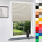 Aluminium Jalousie nach Maß, Endloskette, Kette, Monocomando, Maßanfertigung, für Fenster und Türen, Alu, Fenster, Klemmfix ohne Bohren (Light Beige, Höhe: 180cm x Breite: 210cm)