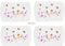 Set of 4 Snack Trays Pretty Water Colour Busy Bees Design by Jennifer Rose Gallery