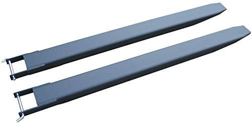 1 Paar 200cm Gabelverlängerung für Stapler Frontlader Zinkenverlängerung Schwarz