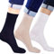Calze da donna, 100% filo di Scozia Bio, 3 paia Noir Beige Blanc 35-37