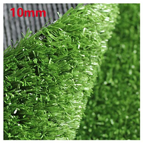 YNGJUEN 10mm Rasenmatte Teppich, Grün Künstliche Kunststoff Turf Mann, Industrietechnik Außen Balkon Kindergarten Dekoration (Size : 2mx13m)