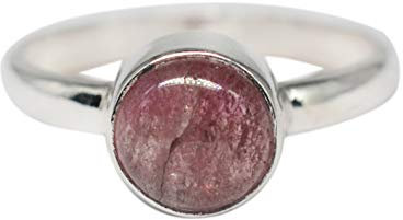 925 Sterling Silber Turmalin Edelstein Ring Größe 8 US Ring Schmuck Crystalcraftindia