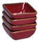 Rose & Tulipani - Concerto Rosso Malaga Ciotolina Quadrata 8 Cm Set da 6 pz