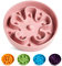 LE TAUCI Slow Feeder Dog Bowls, 675 ml, Pink Bloom