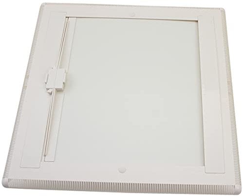 pro-Styling Telaio interno per cofano MPK VisionVent M, 40 x 40 cm, bianco, plastica, per roulotte, camper, roulotte, roulotte, roulotte, roulotte con doppia tenda avvolgibile (oscurante e zanzariera)