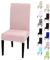 Event Kauf Stuhlhusse Stretch elastischer Stuhlüberzug Esszimmer Stuhlbezug Dehnbar Hussen (Altrosa)